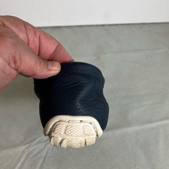 Clarks Dameo Vine Navy Blue Leather Penny Loafer Women Size 9M - Picture 15 of 16